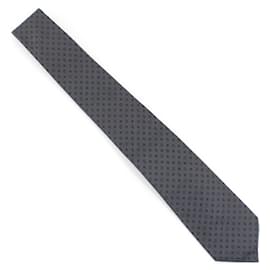 Louis Vuitton-Louis Vuitton Black Silk Cravat-Black