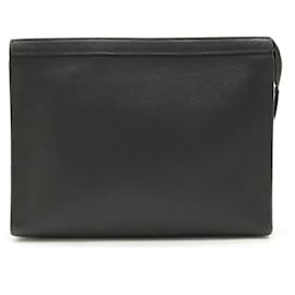 Louis Vuitton-Louis Vuitton Taiga Pochette Voyage MM Clutch-Black