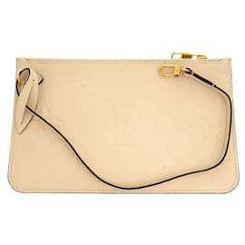 Louis Vuitton-Pochete Neverfull Louis Vuitton em creme-Cru