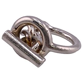Hermès Anillo de plata Croisette Hermes Plata