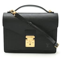 Louis Vuitton-Louis Vuitton Epi Monceau Second Bag-Black