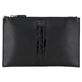 Prada-Pochette Prada Saffiano-Noir