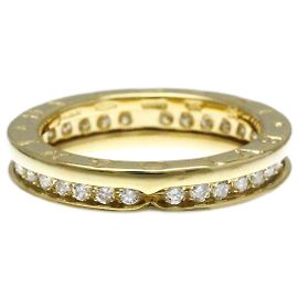Bulgari Bvlgari B.zero1 Yellow Gold Diamond Band Ring Golden