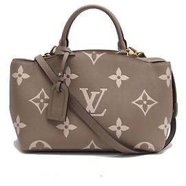 Louis Vuitton Monogram Empreinte Petit Palais PM Bag Beige Grey