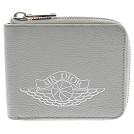Christian Dior-Christian Dior Wings Wallet Air Dior Grey-Brown