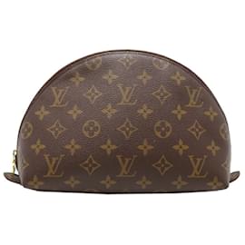 Louis Vuitton-Pochette Demi Ronde Femme Louis Vuitton Tourouse-Damier ebène