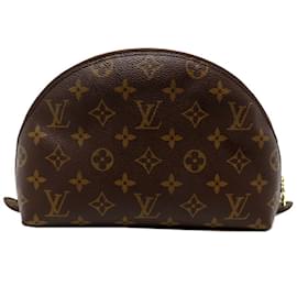 Louis Vuitton-Pochette Demi Ronde Femme Louis Vuitton Tourouse-Damier ebène