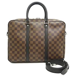 Louis Vuitton-Louis Vuitton Porte-Document Voyage PM Men's Bag-Damier ebene