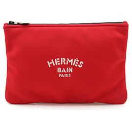 Hermès-Pochette plate Hermes Truss Flat MM Neoban Multi-Rouge