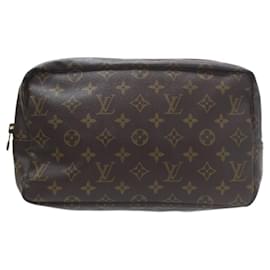 Louis Vuitton-Sac Truss Toilette 28 Monogram Louis Vuitton-Marron