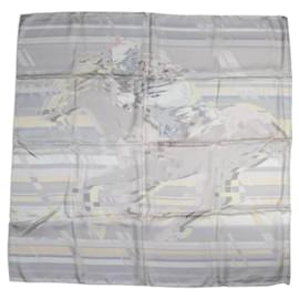 Hermès-Hermes Carré 90 Photo Finish Silk Scarf-Pink,Beige,Yellow