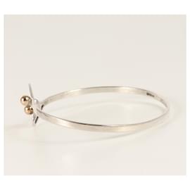 Tiffany & Co-Tiffany Heart Hook & Eye Bracelet-Silvery,Golden