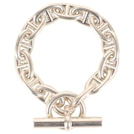 Hermès-Hermes Chaine d'Ancre Charm Bracelet-Silvery