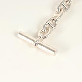 Hermès-Hermes Chaine d'Ancre Charm Bracelet-Silvery