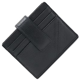 Prada-Prada Black Leather Card Case-Black