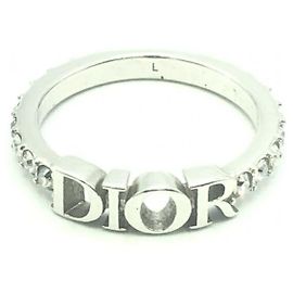 Christian Dior Ring mit Strassband Silber