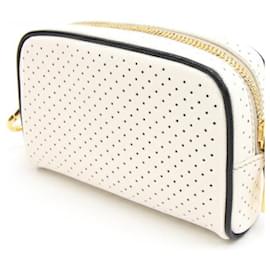 Prada-Pochette en cuir blanc Prada-Blanc