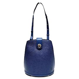 Louis Vuitton-Louis Vuitton Epi Cluny Shoulder Bag-Blue