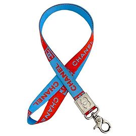 Cintura in nylon blu e rossa Chanel Rosso Blu