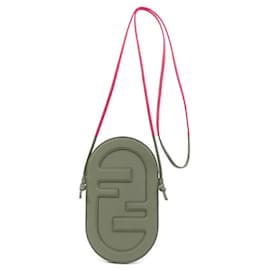 Fendi-Fendi Pink Leather Smartphone Case-Pink