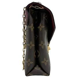Louis Vuitton-Louis Vuitton Monogram Pallas Chain Shoulder Bag-Dark purple