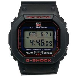 Autre Marque Reloj Casio G-Shock DW-5600 Edición Limitada Nissan GT-R Negro Roja