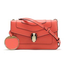 Bulgari Borsa a spalla Bvlgari Serpenti Forever Chain Rosa D'oro