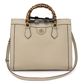Borsa Tote Media Gucci Diana Beige