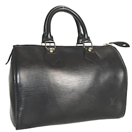 Louis Vuitton-Louis Vuitton Speedy 30 Boston Bag-Black