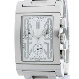 Bulgari-Bvlgari Rettangolo Quartz Stainless Steel Men's Sport Watch RTC49S-Other