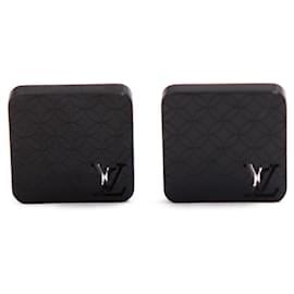 Louis Vuitton-Boutons de manchette Damier Champs Élysées Louis Vuitton-Noir