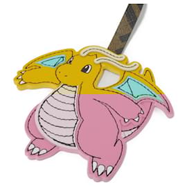 Fendi-Fendi Keychain Dragonite Charm-Yellow