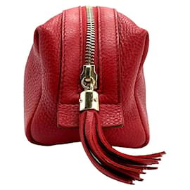 Gucci-Pochette en cuir Gucci Interlocking G-Rouge