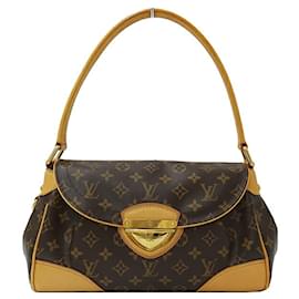 Louis Vuitton-Louis Vuitton Monogram Beverly MM Handbag-Brown