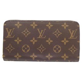 Louis Vuitton Monogram Long Bill Wallet Brown Monogram