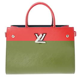 Louis Vuitton-Louis Vuitton Epi Twist Tote Handbag-Red