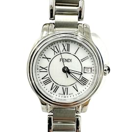 Fendi-Fendi Classico Shell Dial Wristwatch-Silvery