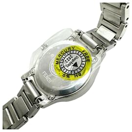 Fendi-Fendi Classico Shell Dial Wristwatch-Silvery