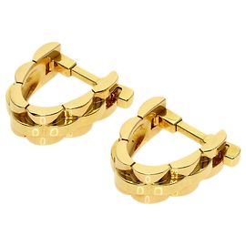 Abotoaduras Cartier Panthère em ouro amarelo 18K Dourado
