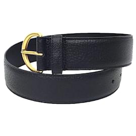 Gucci-Gucci Leather Belt-Black
