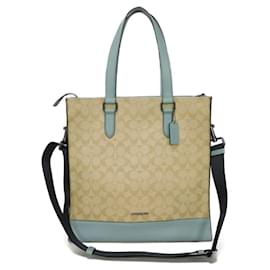 Coach-COACH Graham Structured Tote Bag-Beige