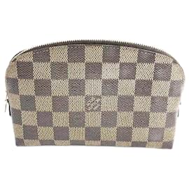 Louis Vuitton-Pochette Tick Damier Louis Vuitton N47516-Damier ebène