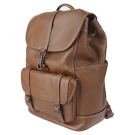 Coach-COACH Carriage Backpack Rucksack-Brown