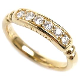 Céline-Celine K18YG Yellow Gold Diamond Band Ring-Other