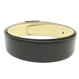 Loewe-Loewe Leather Belt Men's LOW79 Mocha-Brown