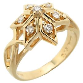 Lanvin Diamantring aus 18K Gelbgold Golden