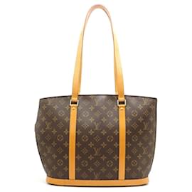 Louis Vuitton-Louis Vuitton Babylon Women's Tote Bag-Brown,Damier ebene