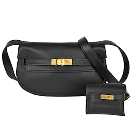 Hermès-Hermes Kelly Move Shoulder Bag-Black
