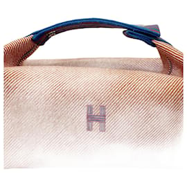 Hermès-Pochette à main GM noire Hermes Brid-Rouge,Bleu