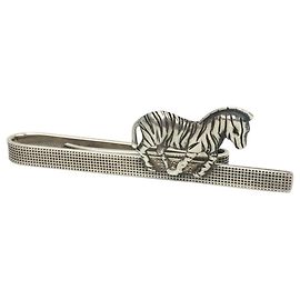 Hermès Pin de corbata de plata Hermes Plata